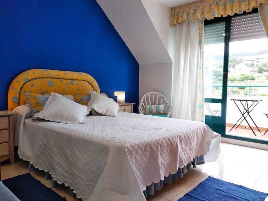 Ferienwohnung Precioso Atico Con Vistas A Pie De Playa Sanxenxo Exterior foto